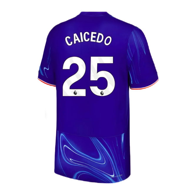 2024-2025 Chelsea Home Authentic Dri-Fit ADV Shirt (Caicedo 25)-SoccerKits Hub | Buy Soccer Jerseys Online
